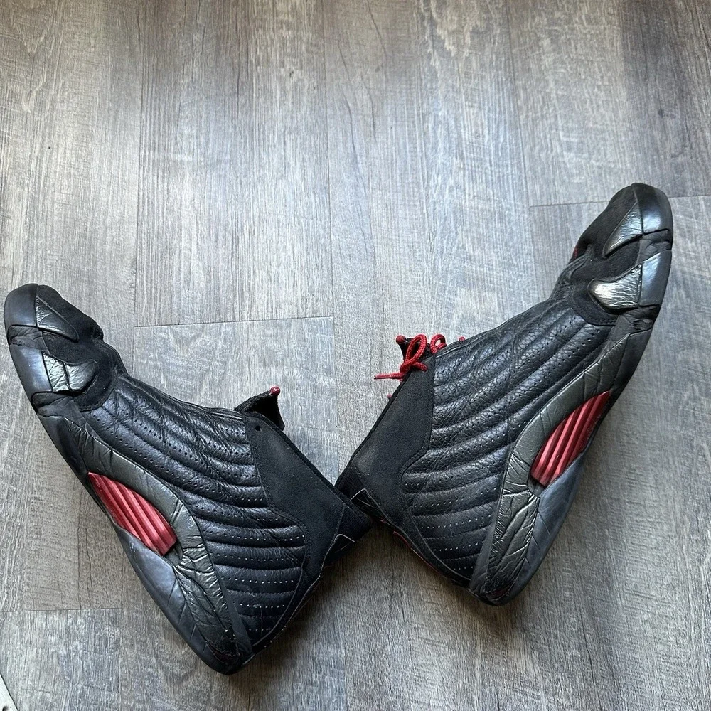 Nike Air Jordan 14 Retro 2011 Last Shot Shoes Mens Size 15 Black‎ 311832 010